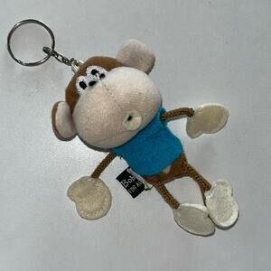 Vintage VTG Rare HTF Y2K Kipling Bobby Jack Blue T-Shirt 4 inch Keychain (7B)